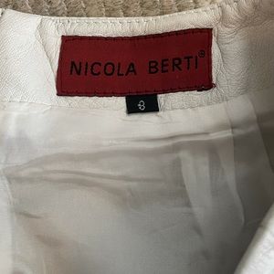 Vintage Nicola Berti leather skirt